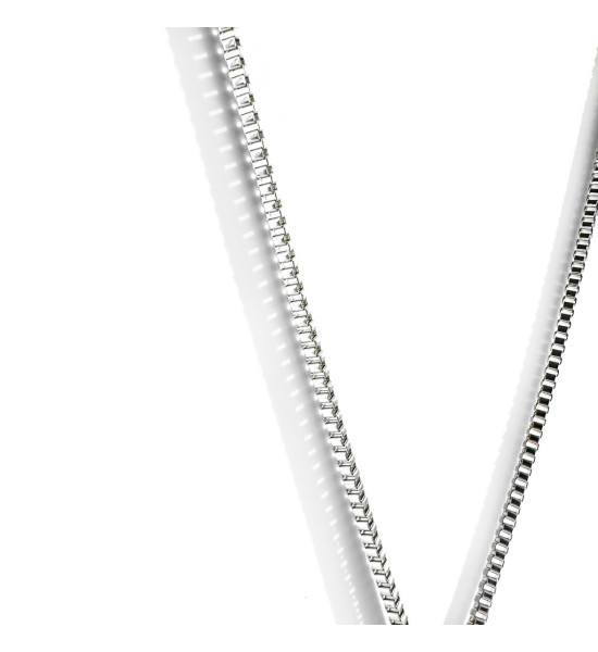 ALC Collection Desenli Makas Objeli Gümüş Kaplama Çelik Zincir Kolye