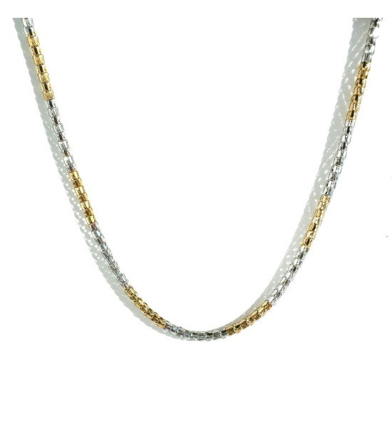 ALC Collection Hafif Zincir Tasarım Gold ve Gümüş Zincir Kolye