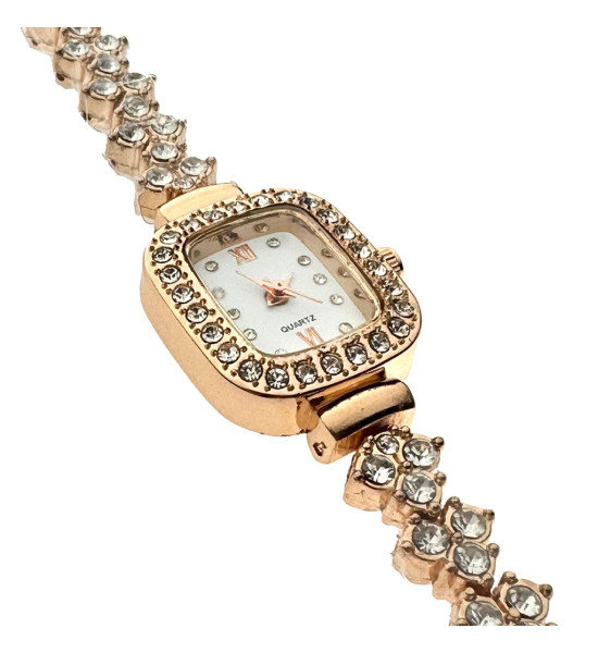 ALC Collection Elmas Kaplama Roma Rakamlı Zarif Kadın Kol Saati