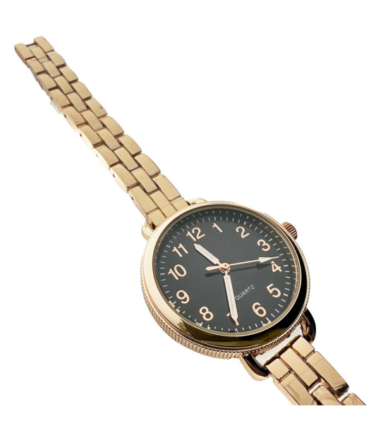 ALC Collection Klasik Tasarım Altın Kaplama Zarif Kadın Kol Saati