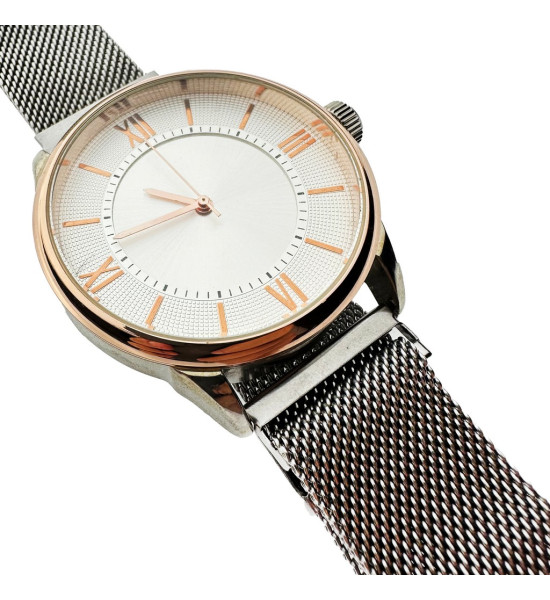 ALC Collection Roma Rakamlı Hasır Kordon Zarif Üniseks Kol Saati