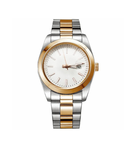 ALC Collection Takvim Detaylı Minimalist Tasarım Altın Kaplama Kadın Kol Saati