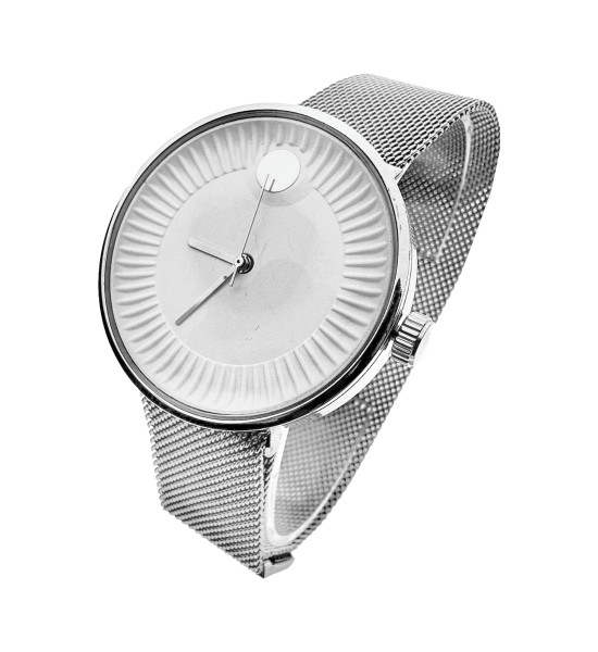 ALC Collection Hasır Kordon Modern Tasarım Gümüş Kaplama Üniseks Saat