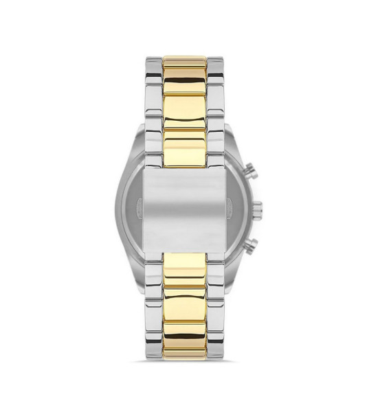 ALC Collection Lüks Tasarım Kronometre Detaylı Zarif Kadın Kol Saati (Beyaz)