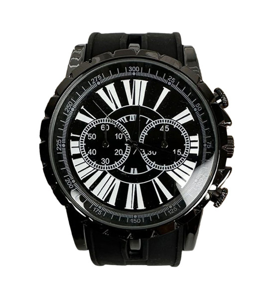 ALC Collection Silikon Kordon Siyah Roger Model Kol Saati