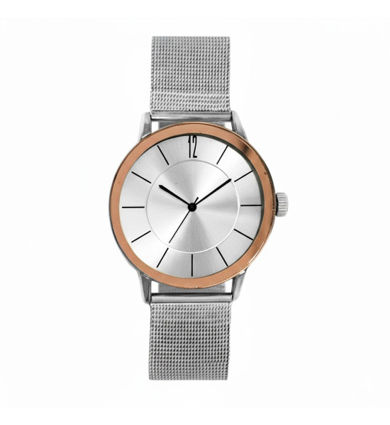 ALC Collection Ince Tasarım Hasır Kordonlu Üniseks Kol Saati (Altın)