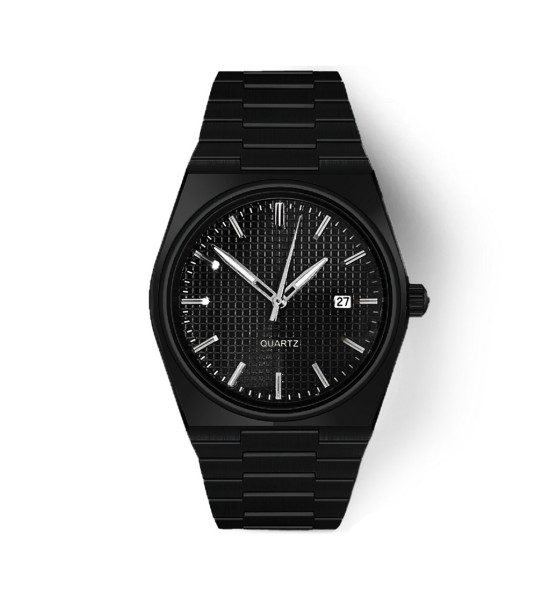 ALC Collection Klasik Lüks Tasarım Takvim Detaylı Erkek Kol Saati (Siyah)