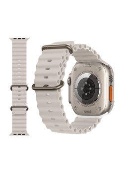 Watch Ultra 8 Plus Akıllı Saat: 49 Mm, Vidalı, Kilitli Çift Kordon Ve 2.2 Inç (Krem) Watch Ultra 8 Plus Akıllı Saat: 49 Mm, Vidalı, Kilitli Çift Kordon Ve 2.2 Inç (Krem)
