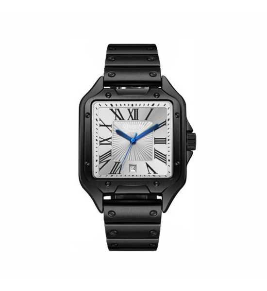 ALC Collection Ağır Model Büyük Kadran Lüks Erkek Kol Saati (Siyah)