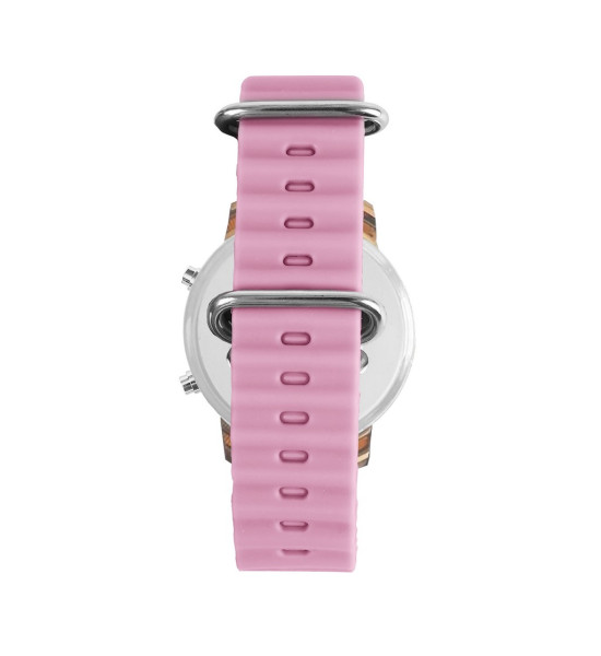 ALC Collection Dijital Silikon Kordon Lüks Kol Saati (Pembe)