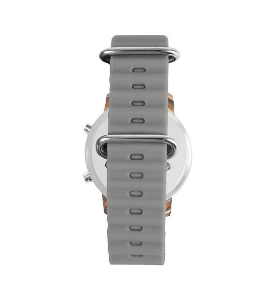 ALC Collection Dijital Silikon Kordon Lüks Kol Saati (Gri)