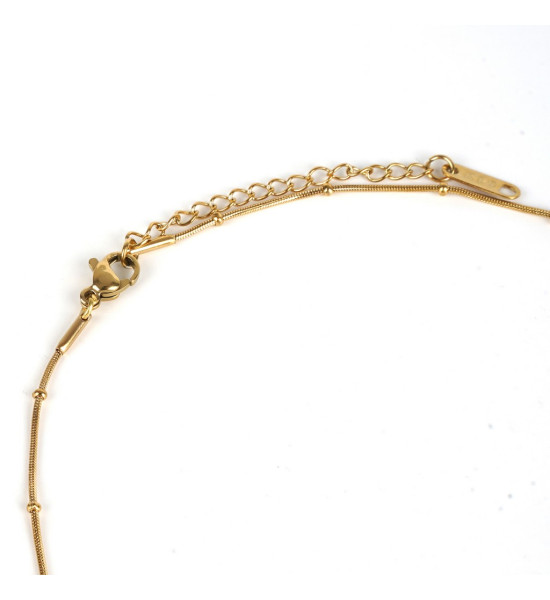 ALC Collection Balon Harfli Altın Kaplama Çelik Kolye (A Harfi)