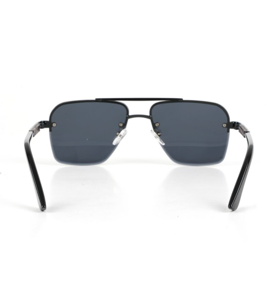 ALC Collection Unisex Siyah Çerçevesiz Geometrik Güneş Gözlüğü