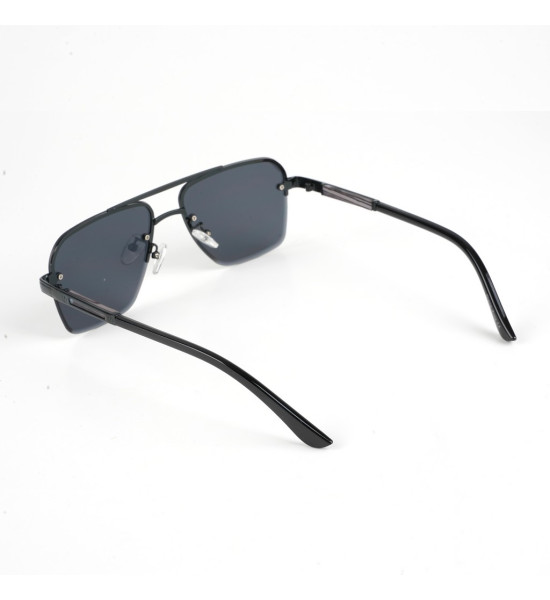 ALC Collection Unisex Siyah Çerçevesiz Geometrik Güneş Gözlüğü