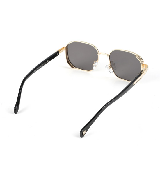 ALC Collection Altın Detaylı Kare Çerçeveli Siyah Güneş Gözlüğü