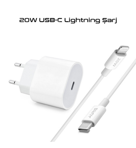 Orijinal CH21 Lightning Şarj Aleti Seti 20W