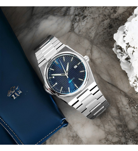 ALC Collection Klasik Lüks Tasarım Takvim Detaylı Erkek Kol Saati (Parlament Mavi)