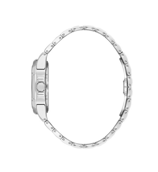 ALC Collection Patek Tasarım Geometrik Model Takvimli Lüks Kol Saati (Bordo)