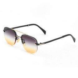 Vintage Tarz Gradient Dikdörtgen Unisex Güneş Gözlüğü (Renkli)