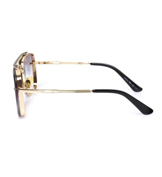 ALC Collection Ultra Lüks Retro Tasarım Polarize Güneş Gözlüğü (Altın) ALC Collection Ultra Lüks Retro Tasarım Polarize Güneş Gözlüğü (Altın)