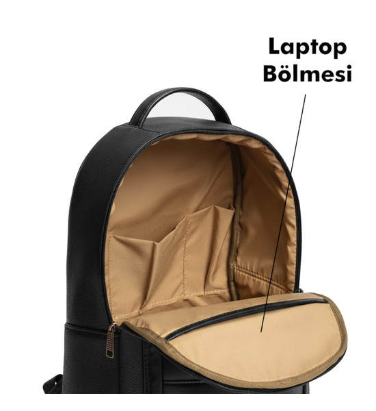 Laptop Bölmeli Günlük Deri Üniseks Çanta