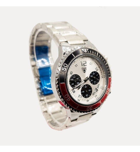 Tiger Çift Renkli Kadran Fonksiyonlu Çelik Erkek Kol Saati (Türkiye Resmi Distribütör Garantili) Tiger Çift Renkli Kadran Fonksiyonlu Çelik Erkek Kol Saati (Türkiye Resmi Distribütör Garantili)