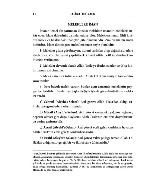 Temel Dini Bilgiler Heyet Ciltli - Fatih Kalender