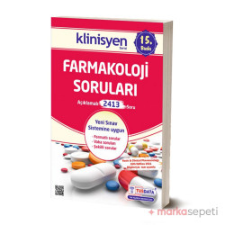 Klinisyen Soruları Farmakoloji (15. Baskı) (Açıklamalı 2413 Soru)