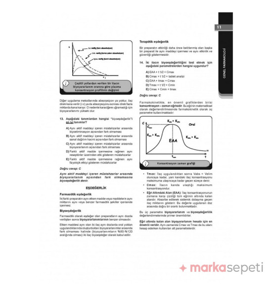 Klinisyen Soruları Farmakoloji (15. Baskı) (Açıklamalı 2413 Soru)
